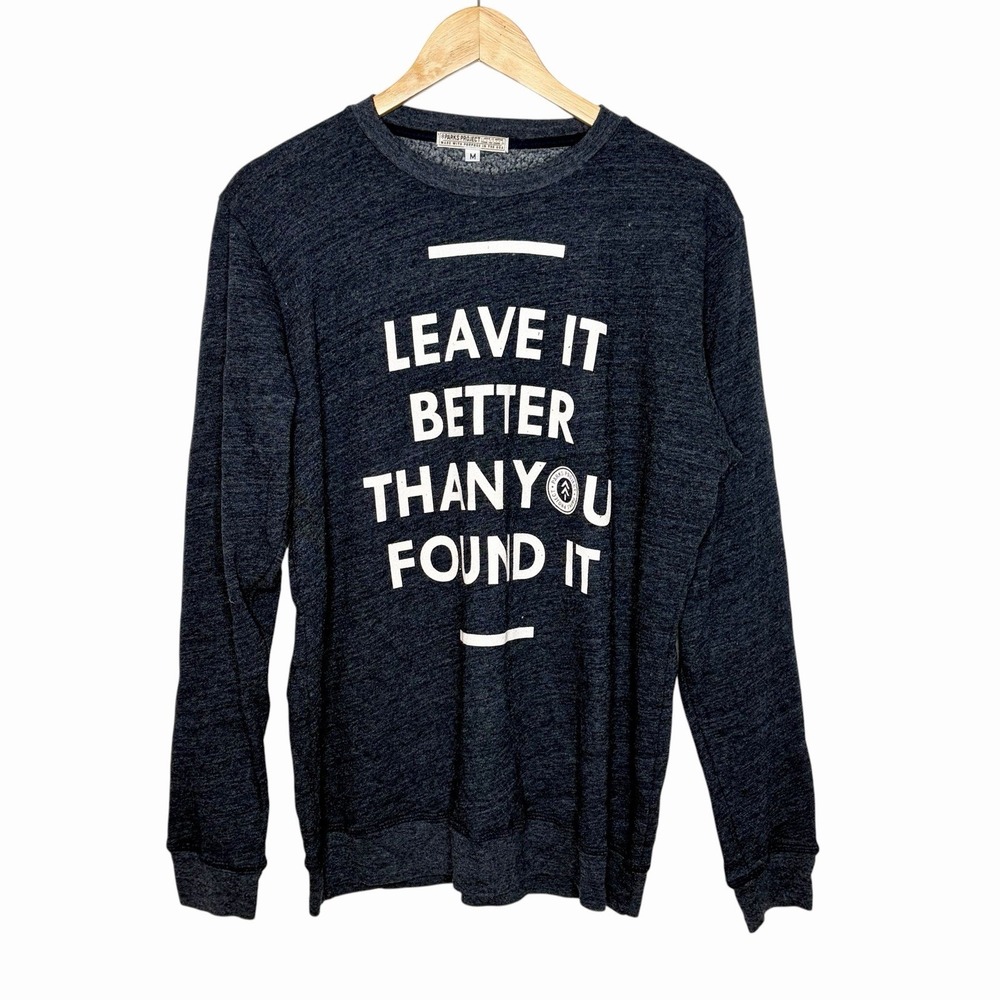 Parks Project Leave It Better Than You Found It Sweatshirt Unisex Size M Granola